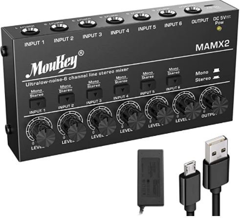 Moukey MAMX Mixer (6 channel)