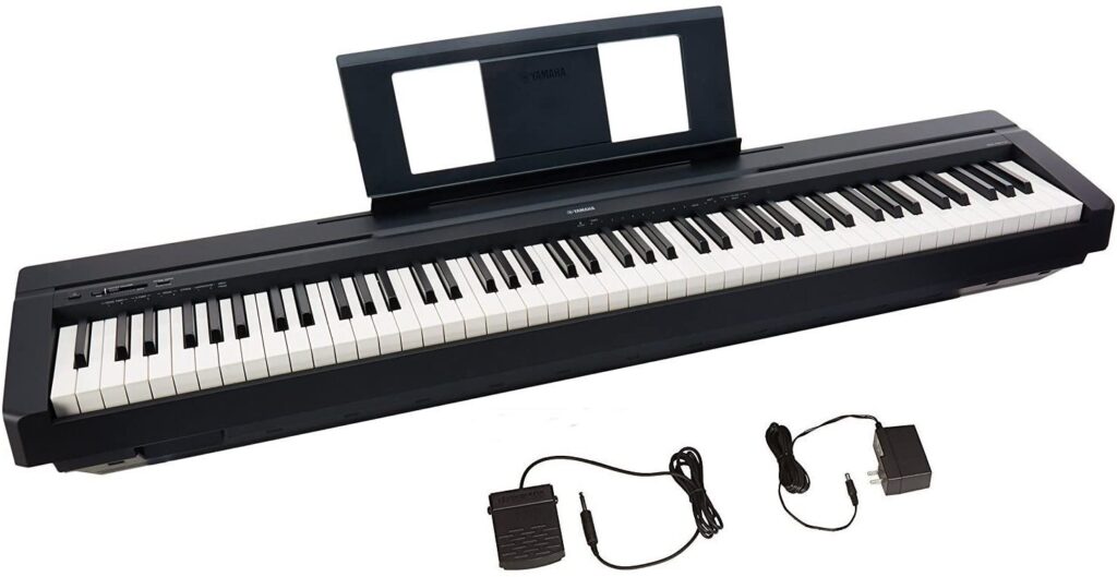 Yamaha P-45 Digital Piano with Stand and Headphones 