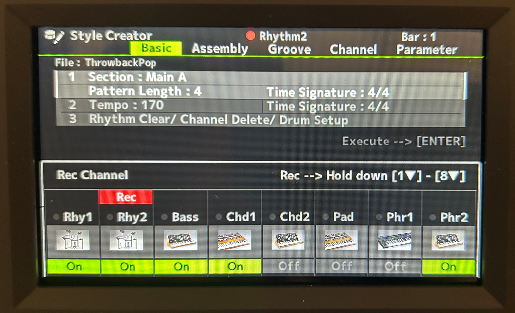 PSR-SX620 :Style Creator